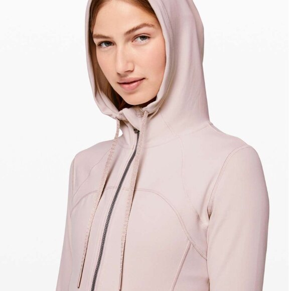 (6964) Lululemon Hooded Define Jacket *Nuluin Pink Bliss $128 in sz 6 - Picture 4 of 7
